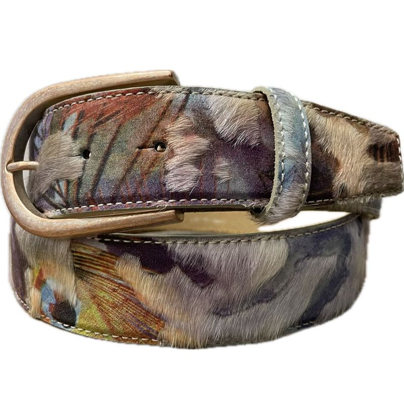 CINTURA CHARRO 111 GRAZY HORSE FIBBIA ROSA ANTICO