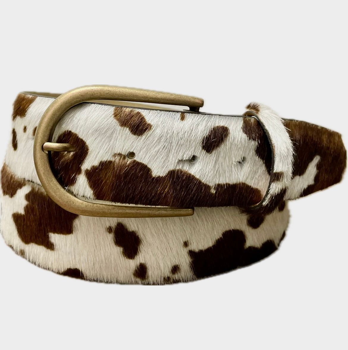 CINTURA CHARRO 364 COW FIBBIA ORO ANTICO