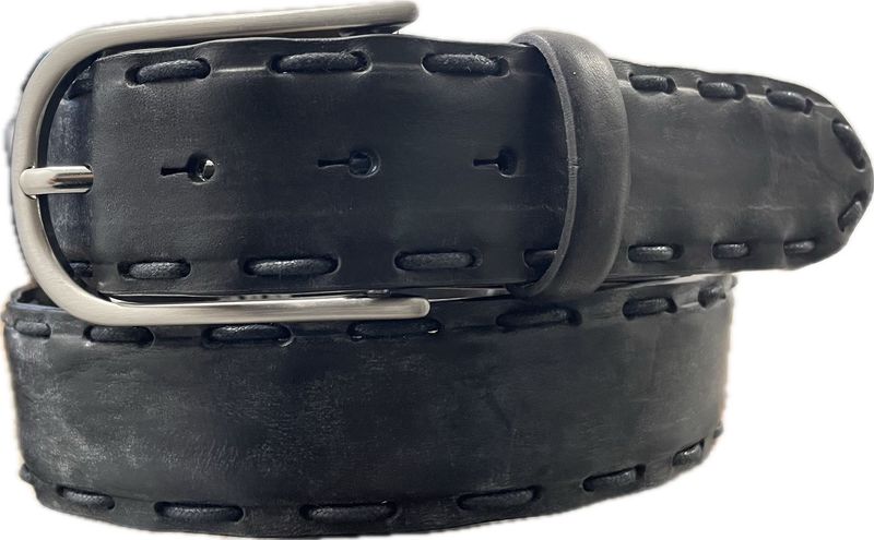 CINTURA CHARRO 924 CUOIO INFILATO A MANO