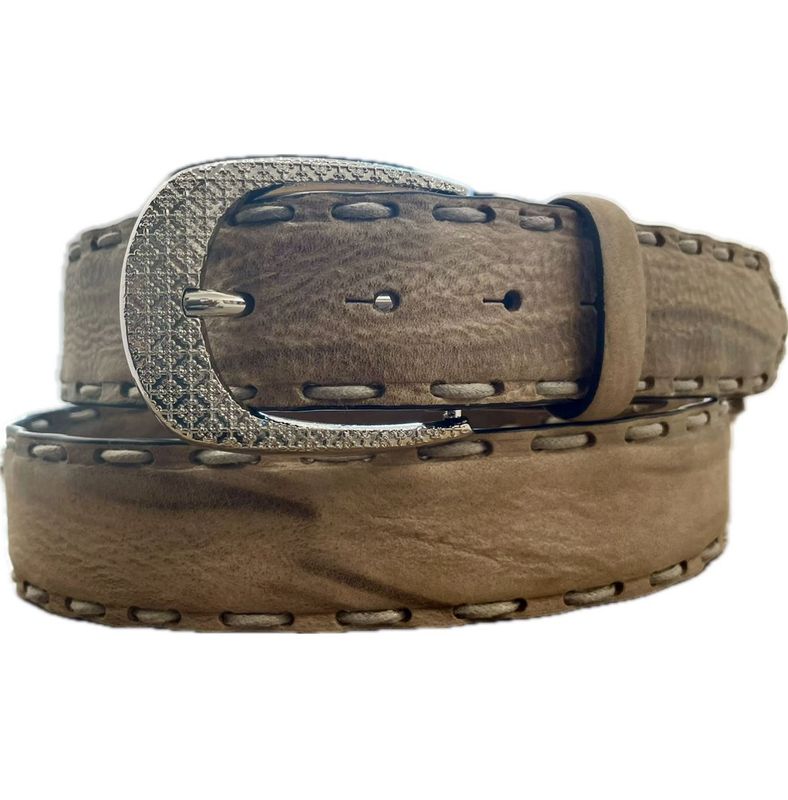 CINTURA CHARRO 722 CUOIO INFILATO A MANO