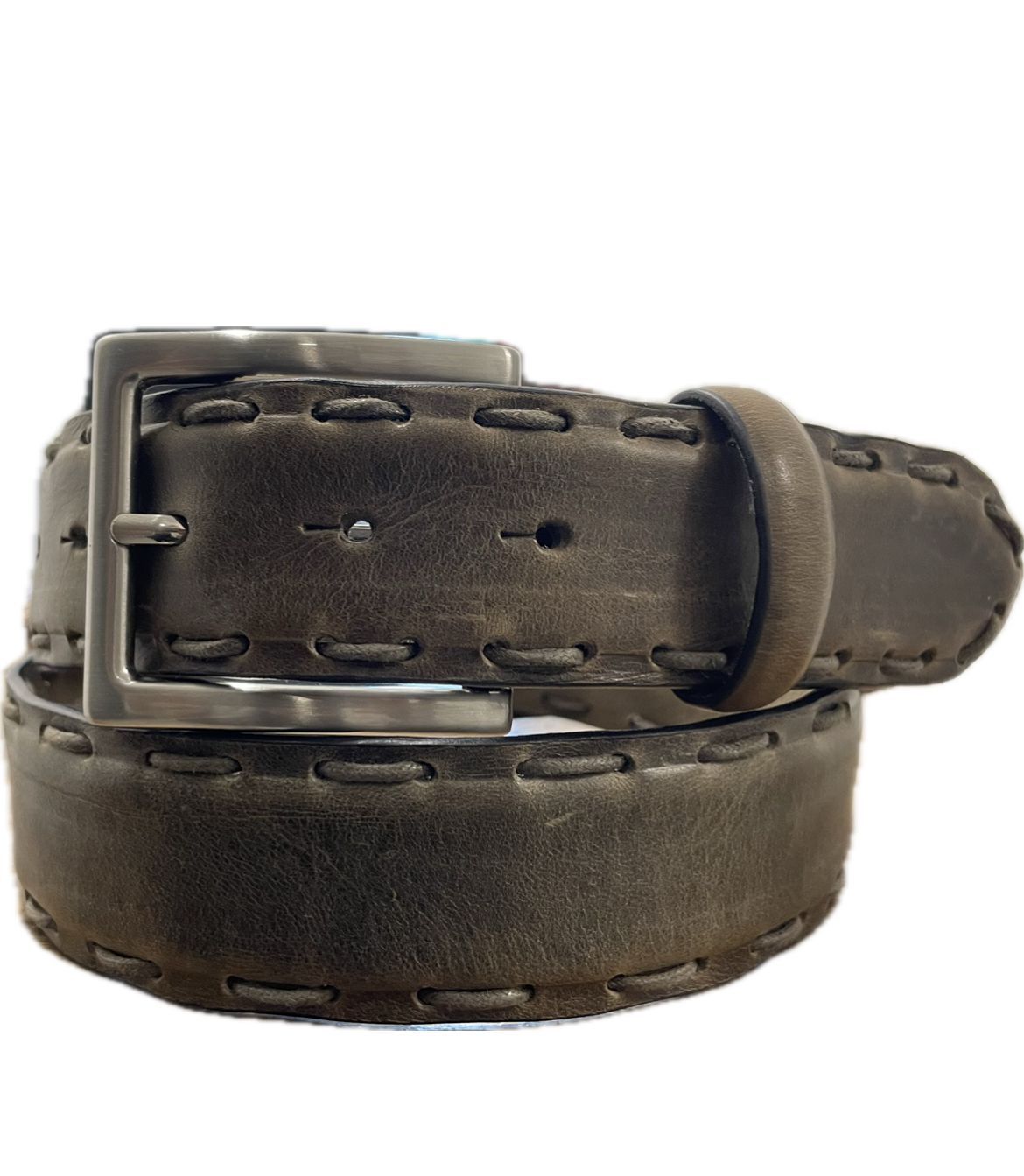 CINTURA CHARRO 007 CUOIO INFILATO A MANO