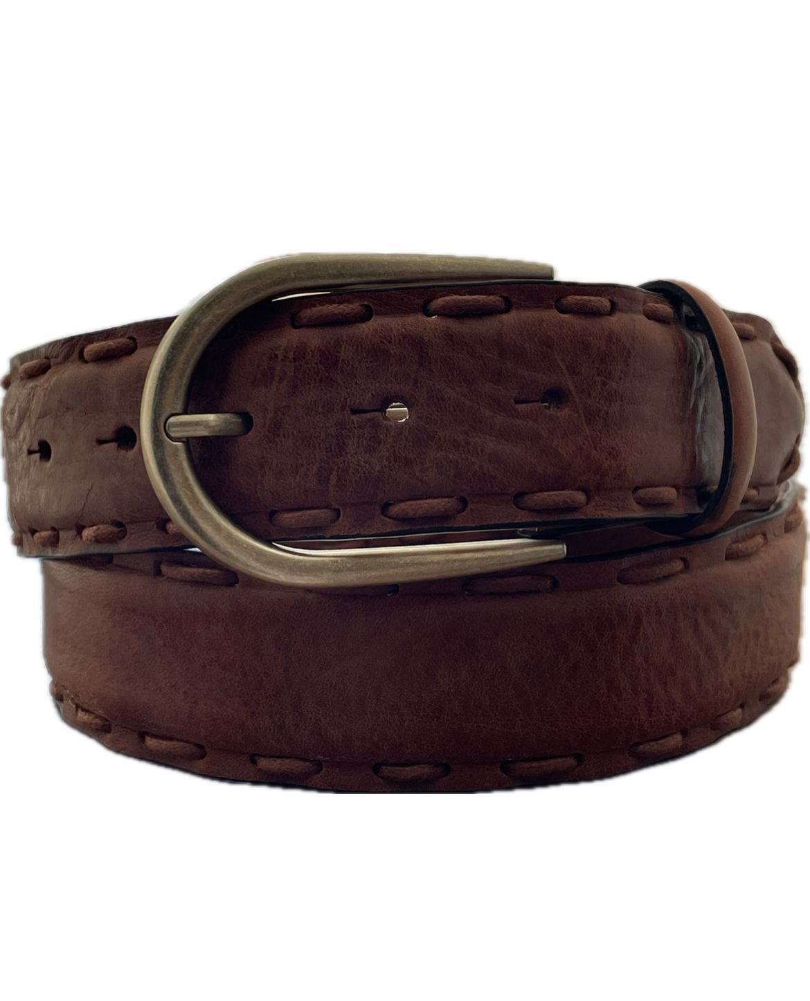 CINTURA CHARRO 924T CUOIO INFILATO A MANO