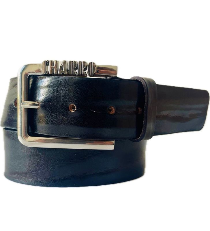 C128 CINTURA CHARRO PELLE PIENO FIORE EFFETTO STROPICCIATO