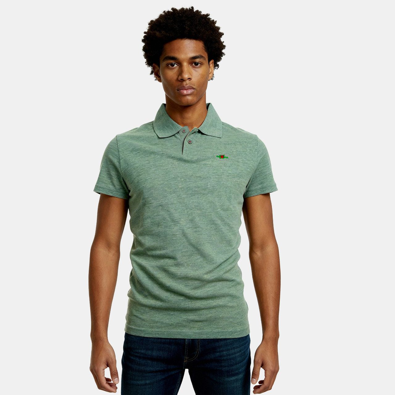 POLO EL CHARRO ROSA RICAMATA IN VARI COLORI, SIZE: S