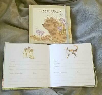 'Hedgehog' Passwords Book
