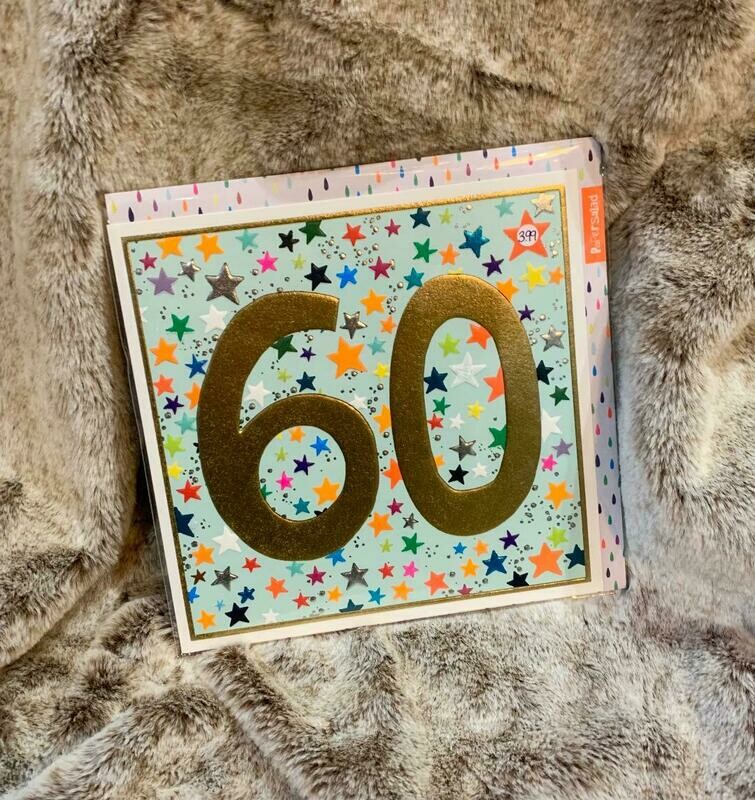 Large '60' Card