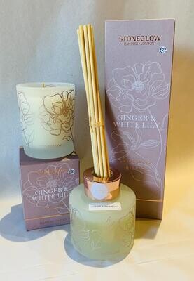 'Ginger & White Lily' Luxury Reed Diffuser