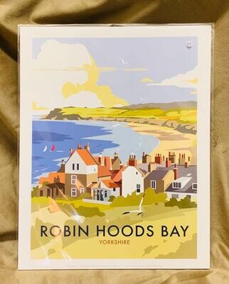 'Robin Hoods Bay' Print