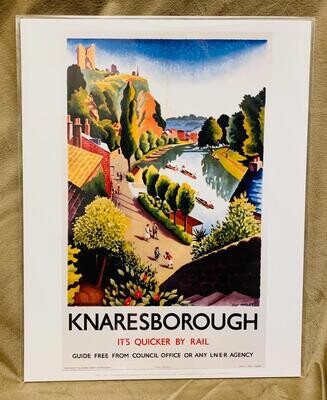 'Knaresborough/Rail' Print
