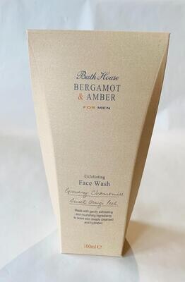 'Bergamot & Amber' Face Wash