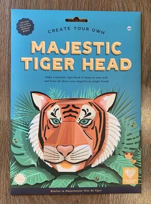 Create Your Own 'Majestic Tiger Head'