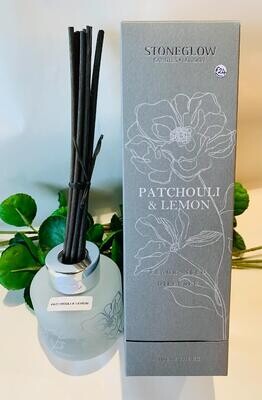 'Patchouli & Lemon' Stoneglow Luxury Reed Diffuser