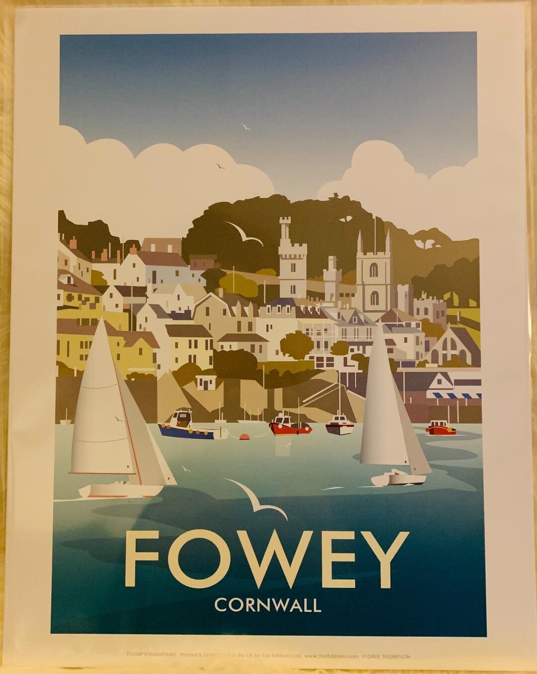 'Fowey' Print