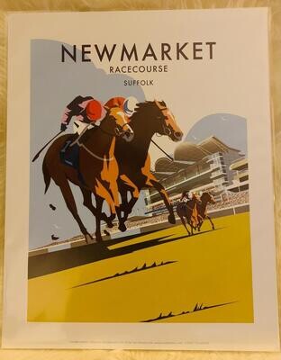 'Newmarket Racecourse' Print