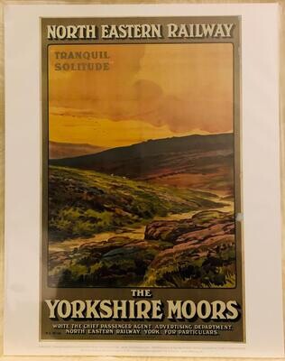 'The Yorkshire Moors/Rail' Print