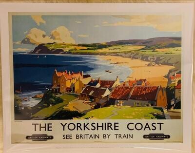 'The Yorkshire Coast/Rail' Print