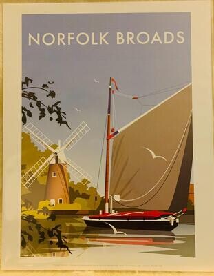 'Norfolk Broads' Print