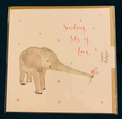 'Sending Lots Of Love' Card