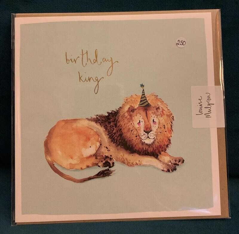 'Birthday King/Lion' Card