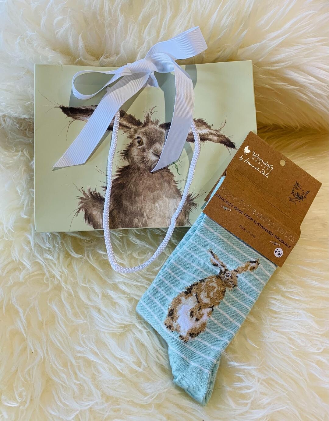 Wrendale 'Hare' Socks