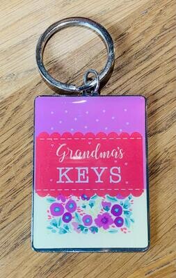 'Grandma's Keys' Keyring