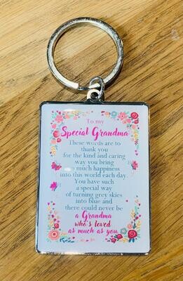 'Special Grandma' Keyring