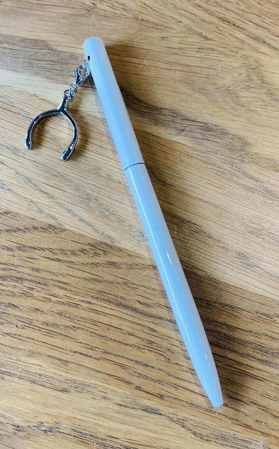 'Wishbone' Lucky Charm Pen