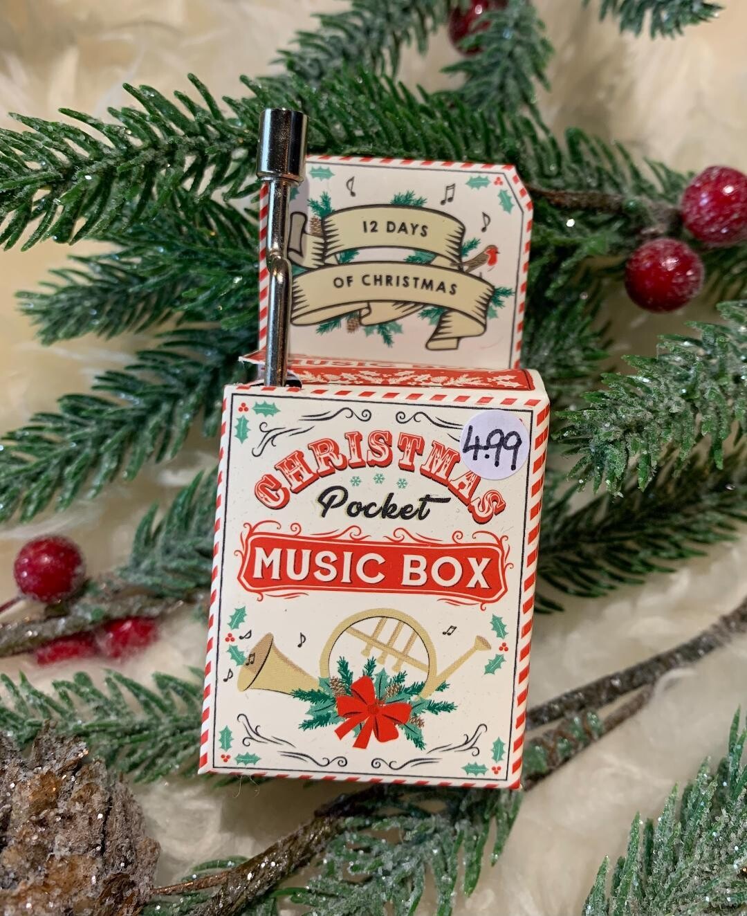 '12 Days Of Christmas' Pocket Music Box