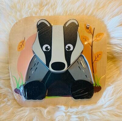 'Badger' Wooden Puzzle