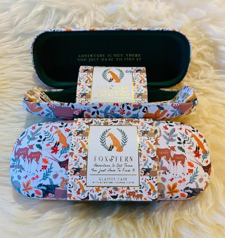 'Fox & Fern' Hard Shell Glasses Case