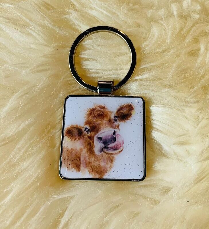 Wrendale 'Cow' Keyring