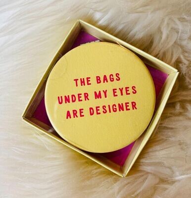 'Bags/Eyes' Compact Mirror
