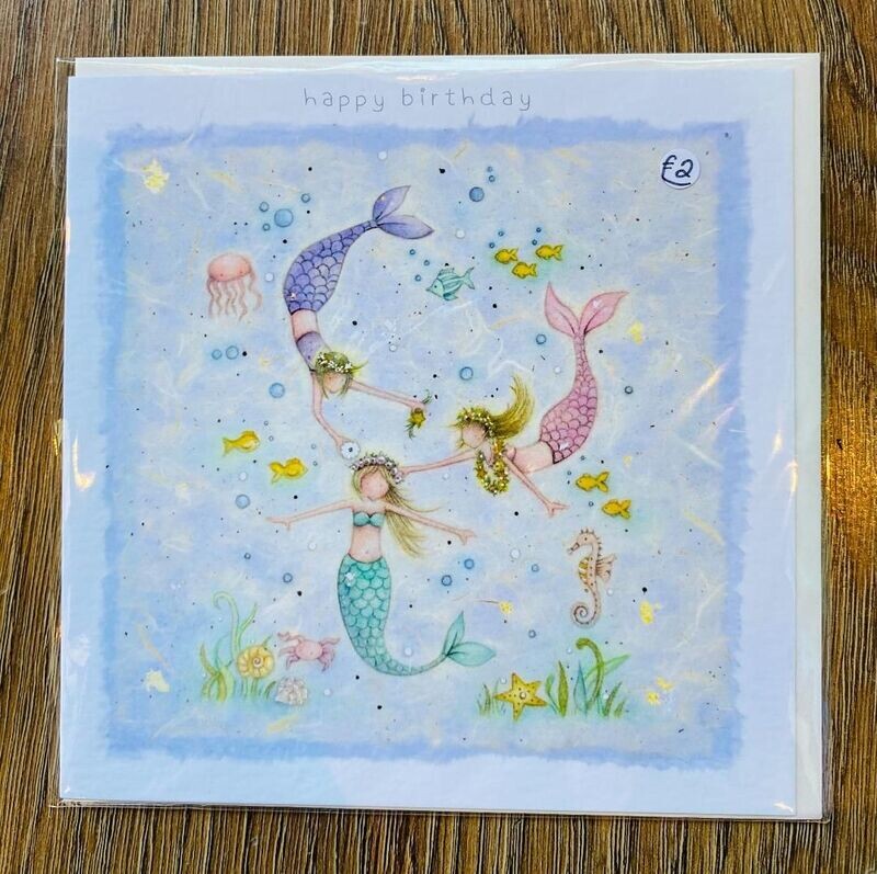 'Mermaids' Greetings Card