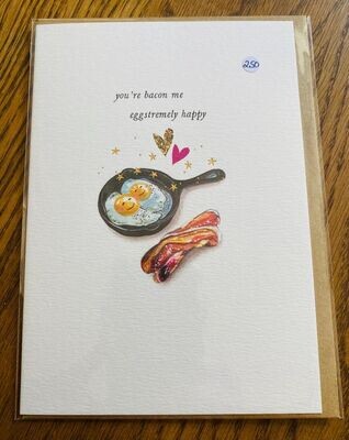 'Bacon & Eggs' Card
