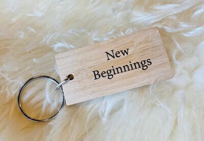 'New Beginnings' Keyring