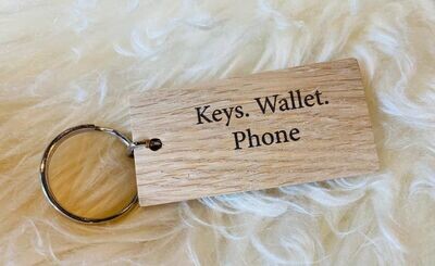 'Keys. Wallet. Phone' Keyring