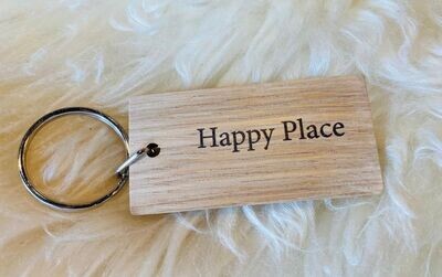 'Happy Place' Keyring