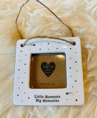'Little Moments, Big Memories' Photo Frame
