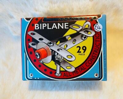 'Biplane' Metal Construction Kit