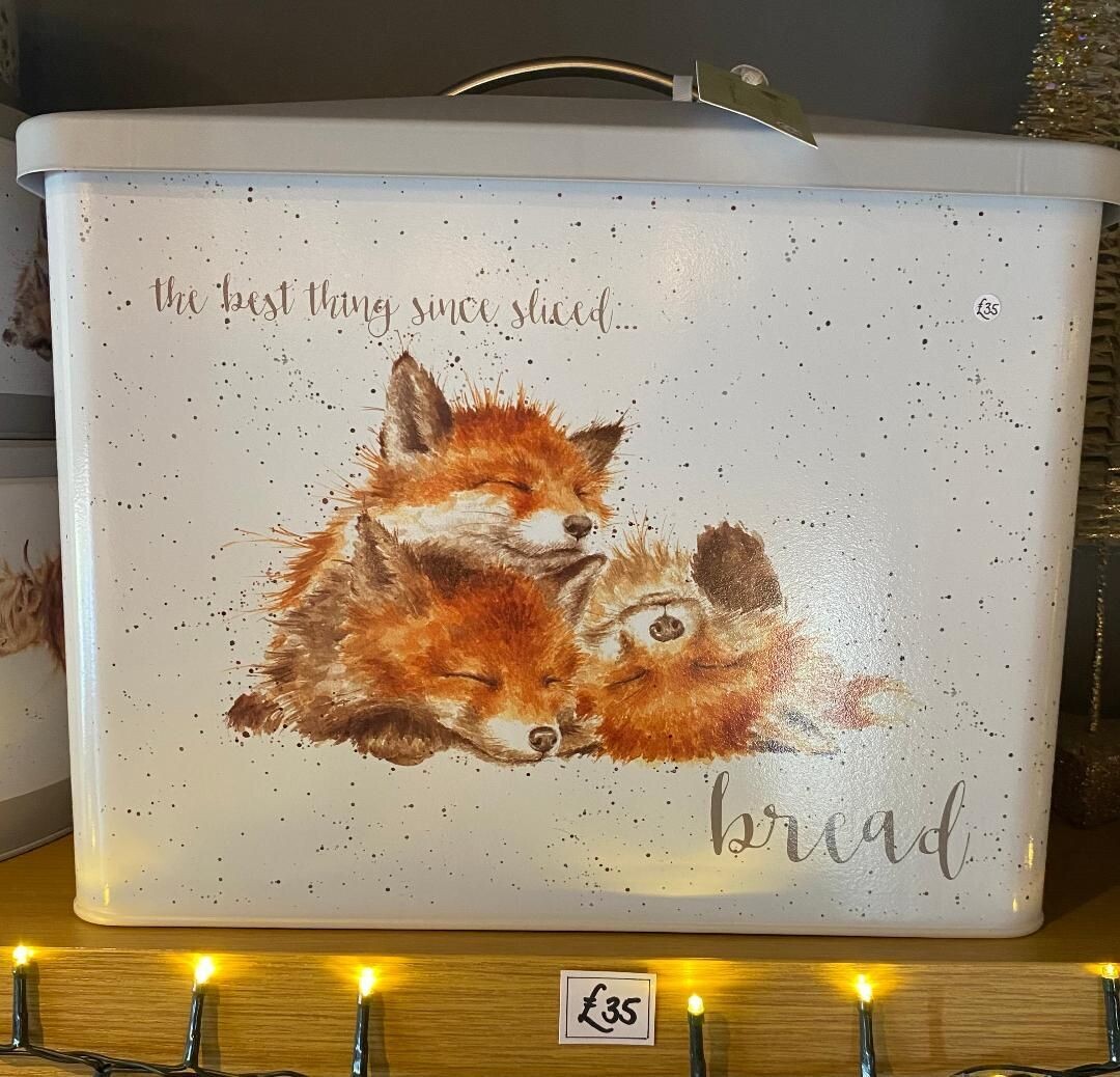 Wrendale 'Foxes' Bread Bin