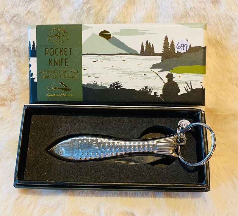 'Fish' Pocket Knife Keyring