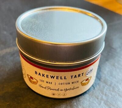 'Bakewell Tart' Tin Candle