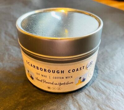 'Scarborough Coast' Tin Candle