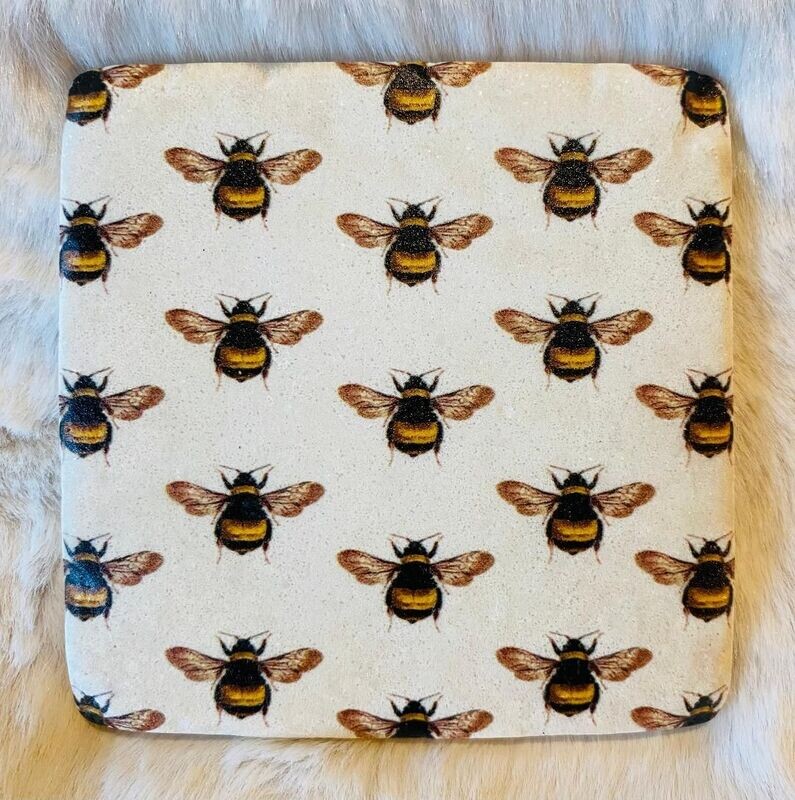 'Bee' Resin Coaster