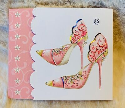 Pink 'Shoes' Purse Pad & Pen (D)