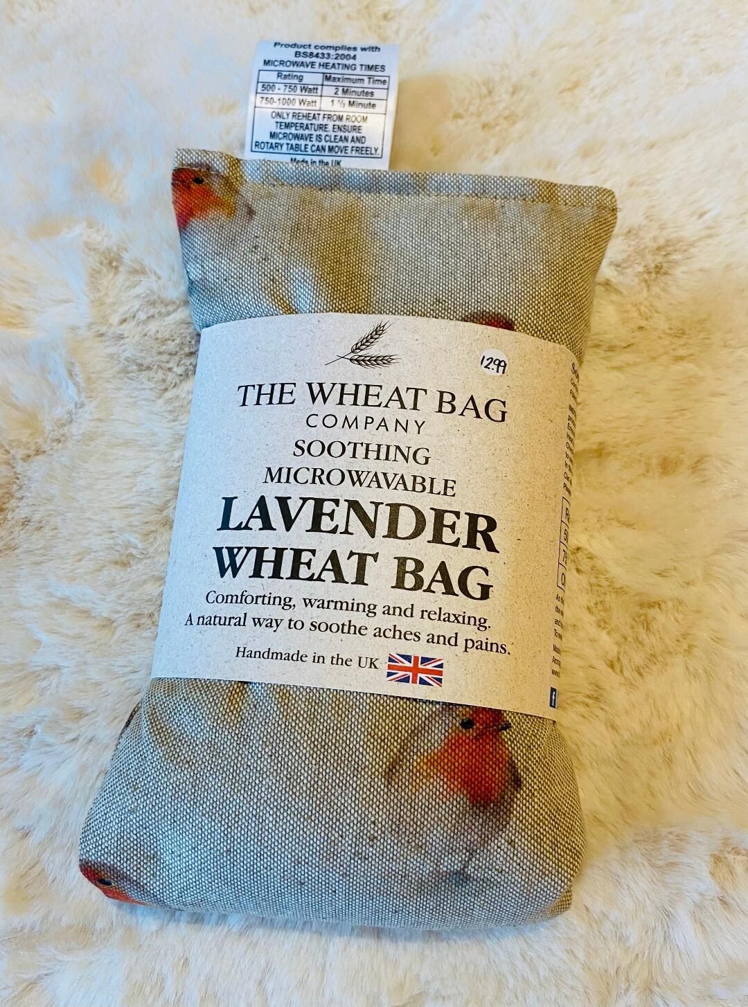 'Robins' Lavender Wheat Bag