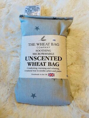 'Stars/Grey' Unscented Wheat Bag