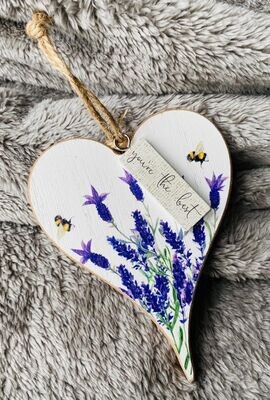 'You're The Best/Lavender' Heart