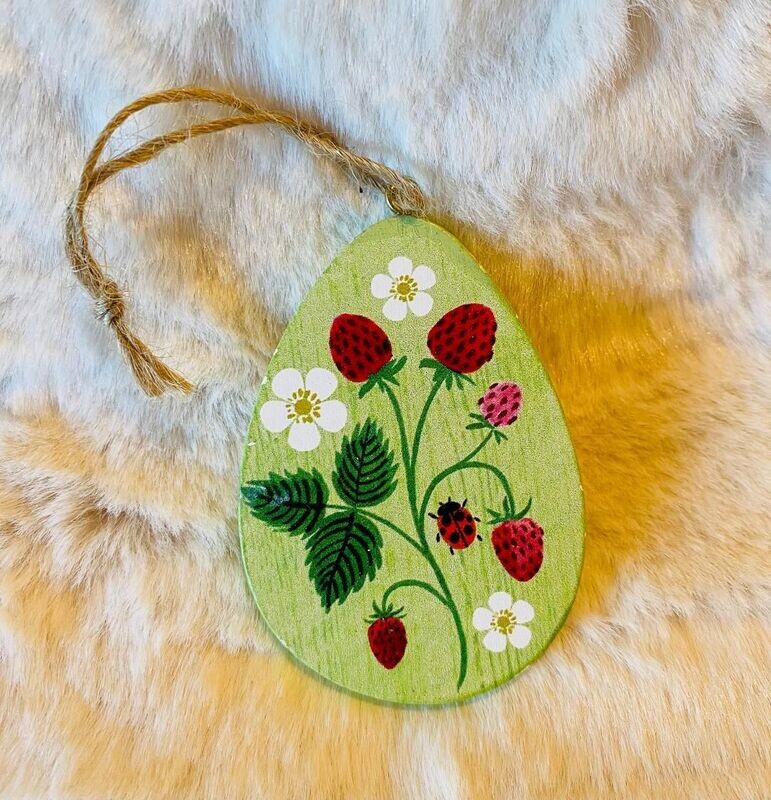 'Strawberry' Egg Hanger (A)