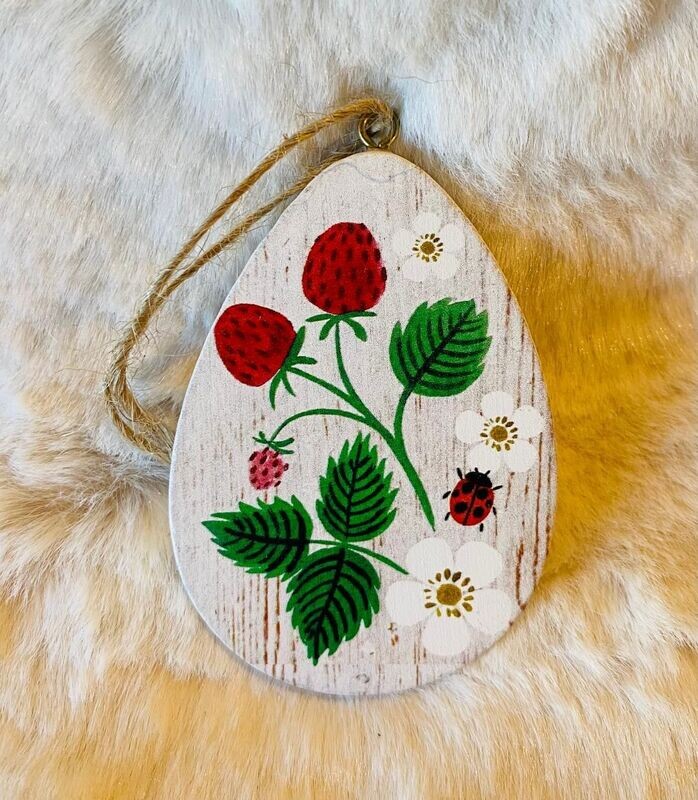 'Strawberry' Egg Hanger (B)